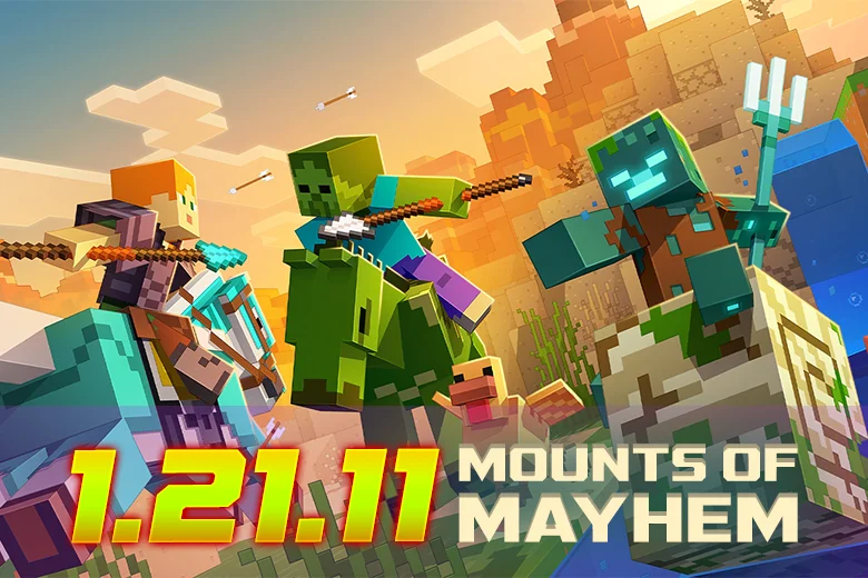 Minecraft 1.21.11 : Mounts of Mayhem est arrivé
