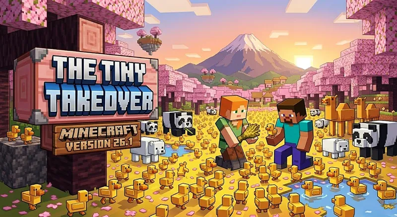 Nouveaux sons et audio immersif dans Minecraft Java Edition 26.1